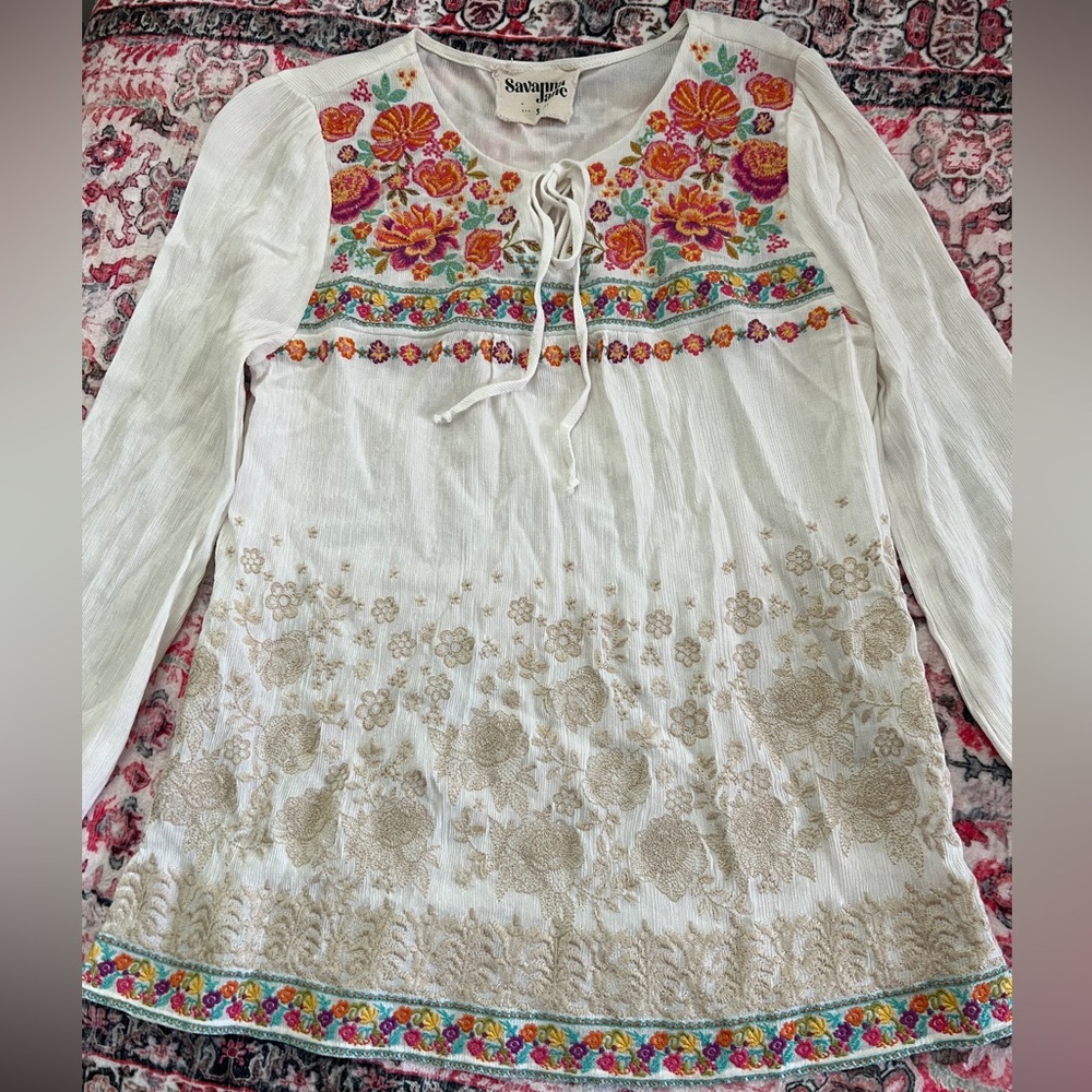 Savanna Jane embroidered top